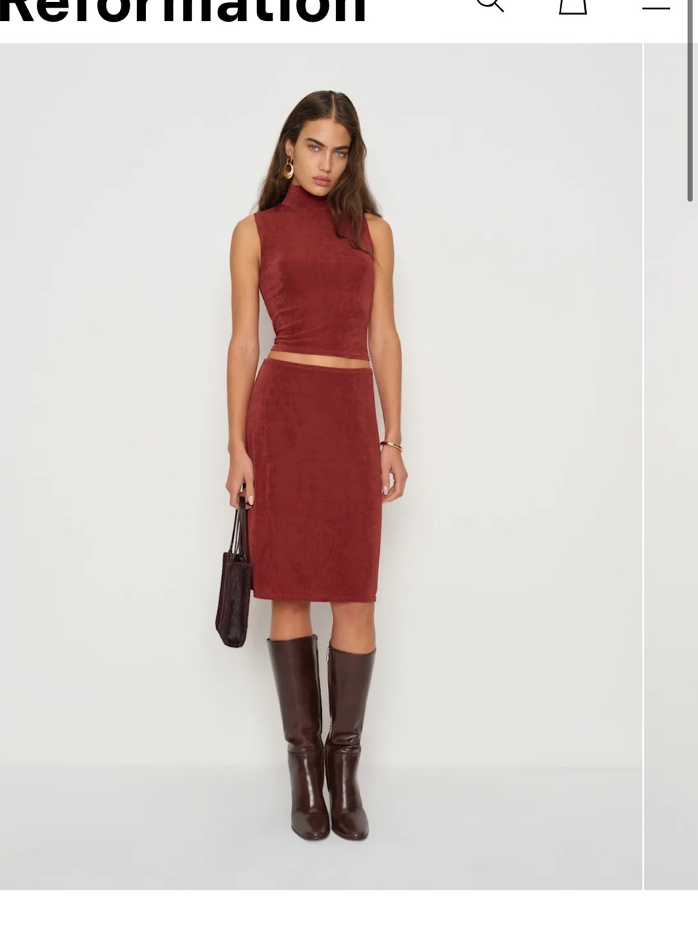 Reformation Knit Two Piece Set